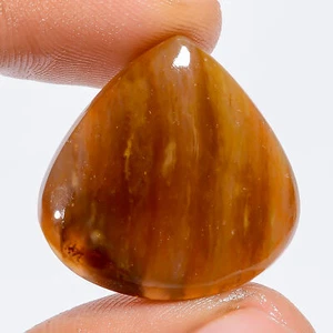 Natural Polka Dot Agate Heart Shape Cabochon Gemstone 23.5 Ct 23X23X5mm EE50169 - Picture 1 of 2