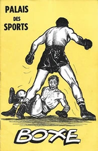 Palais des Sports Paris Boxe Saison 1957-58 25 Marzo Drille Chiocca Ballarin - Picture 1 of 4