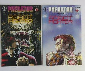 Predator Versus Magnus Robot Fighter 1 2 (1992) Full Set High Grade Dark HorseS - Picture 1 of 5