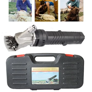 110V Electric Sheep Shearing Machine Portable 13-tooth Wool Shaving Machine - Picture 1 of 9