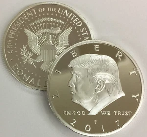 Moneda Conmemorativa Inaugural De La Novedad Del Aguila De Plata Del Preside... - Bild 1 von 12