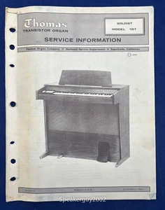 Original Thomas Organ Service Manual / Soloist 101 -- #2 - Picture 1 of 1