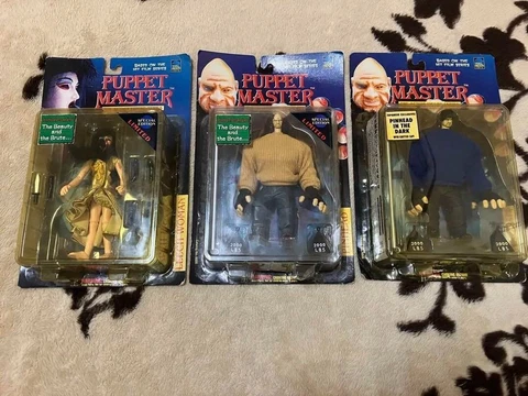 Full Moon Puppet Master Pinhead Leachwoman Action Figure Lot of 3 Unused Cover