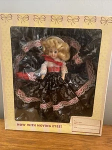 Vintage 50's Melody Doll House Of Dolls Chicago Doll With Parasol Moving Eyes 8” - Picture 1 of 10