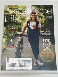 Experience Life Time Magazine April 2023 Walking Pro Cyclist Sarah Sturm Snacks - Picture 1 of 1