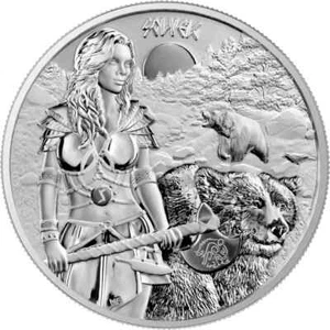 Valkyries 2024 – Germania Mint Solveig Silver Coin 1oz .999 (w/ certificate) - Picture 1 of 6