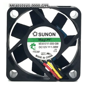 SUNON ME40101V1-0000-G99 12V 1.08W 8CFM 4010 4cm 3-pin silent fan - Picture 1 of 4