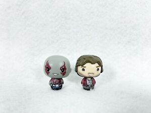 Pint Size Heroes Lot of 2 Walgreens Exclusive Star-Lord and Drax Guardians Funko