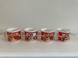 Vintage Campbell's Kids Soup Mugs Set 2 Four Seasons 1998 Houston Harvest