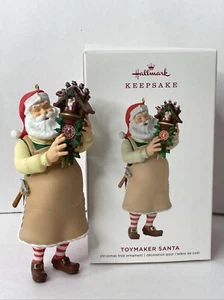 Hallmark Andenken Spielzeugmacher Weihnachtsmann 20. Kuckucksuhr 2019 Ornament mit Box - Bild 1 von 20