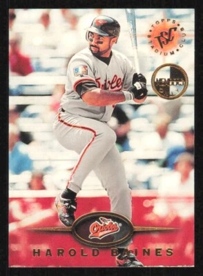 1995 Topps Stadium Club HAROLD BAINES Members Only card BALTIMORE ORIOLES #444 - Image 1 of 2
