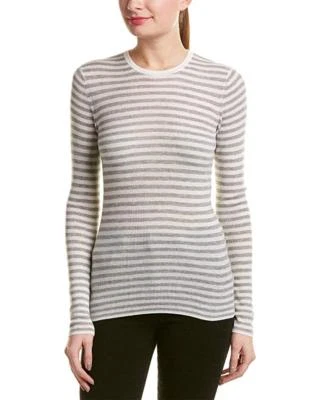W425 NWT VINCE 100% CASHMERE STRIPE WOMEN SWEATER SIZE M $265 - Image 1 of 2