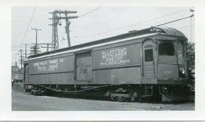 5G546 RP 1940s LEHIGH VALLEY TRANSIT RAILROAD FREIGHT CAR #C16 - Picture 1 of 1
