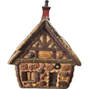 Tarro y tapa para galletas Duncan Enterprises Pottery Gingerbread House - Imagen 1 de 7