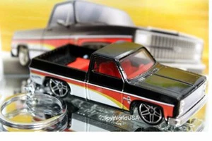 Custom Key Chain '83 Chevy Silverado Pickup Truck black - Picture 1 of 1