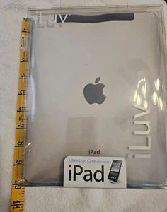 iLuv iPad Case ICC803 Flexi-Clear (TPU) with Folding Stand Wi-Fi 3G, NEW - Picture 1 of 3