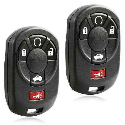2 Key Fob Remote Replacement for 2005 2006 2007 Cadillac STS M3N65981403 - Image 1 of 4