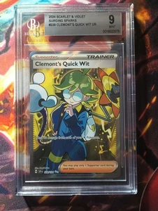 Pokemon Clemont's Quick Wit 229/191 Surging Sparks BGS BECKETT 9 MINT - Picture 1 of 1
