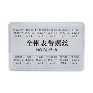 60pcs Watch Band Link Screw Pin with 1.0mm 1.2mm 1.4mm Thread Bracelet Parts E - Foto 1 di 6