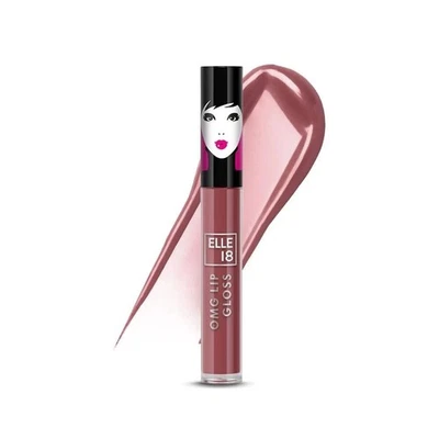 Elle18 OMG Lip Gloss - Non sticky Lip gloss Shade Honeyed Hush - 3g - image 1 of 4