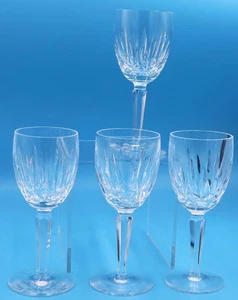4 KILDARE WATERFORD KRISTALL WEINGLÄSER - 6 1/2" HOCH - PERFEKT - SIGNIERT - Bild 1 von 1