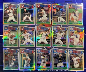 2025 Bowman Chrome Rookie of the Year Favorites *15 Card Complete Set* - Picture 1 of 4
