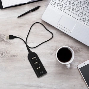  USB Hub Multifunctional Port Multiplier Practical Divider 4 2.0 Data - Afbeelding 1 van 12
