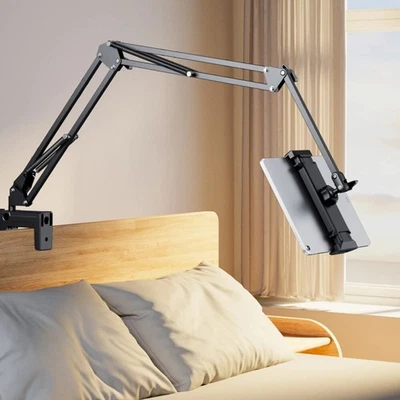 Tablet Holder for Bed Adjustable Tablet Phone Bed Stand Mount with 360° Rotation - Image 1 of 4