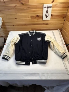 Vintage Steve & Barry’s Xavier University Varsity Jacke Blau Weiß XL Retro - Bild 1 von 7