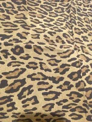 Ralph Lauren ARAGON Leopardo Animal Estampado Algodón Reina Sábana Plana EE. UU. De Colección Foto 1 de 4