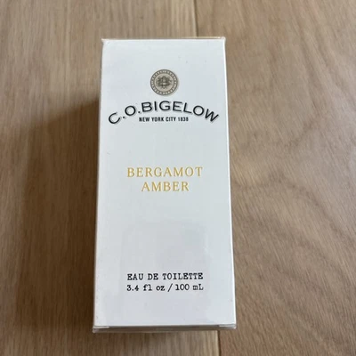 C.O. Bigelow Bergamota Ámbar Eau de Toilette EDT 3.4 Fl OZ Nuevo Sellado Foto 1 de 4