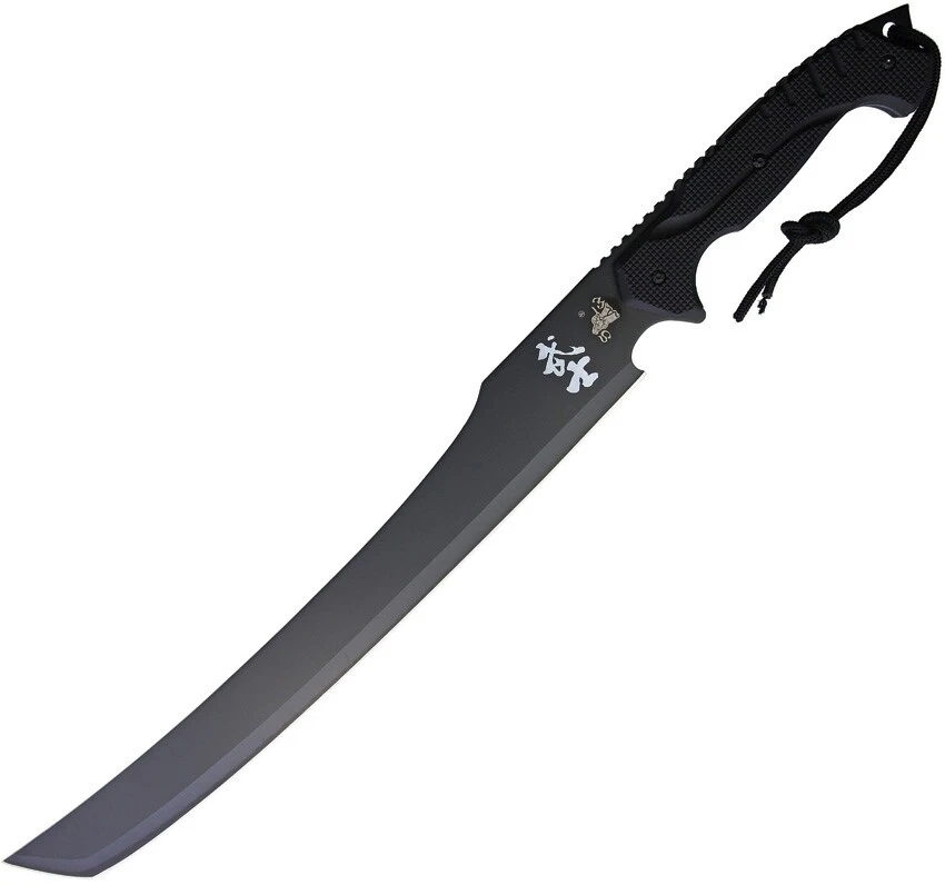 Frost Cutlery Machete Fixed Knife 17" Stainless Steel Blade Black ABS Handle - Image 1 of 1