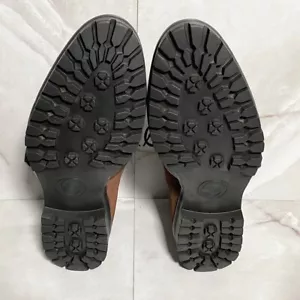 Authentische Gucci Schnürgürtel Kurzstiefel Herren Größe 42 US8,5 Leder Braun... - Bild 1 von 10