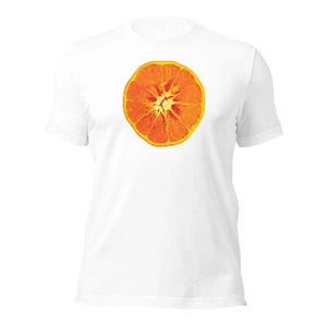 ORANGE SLICE T-Shirt Juicy and Refreshing Summer Style Citrus Fruit Soft Tee - Picture 1 of 28