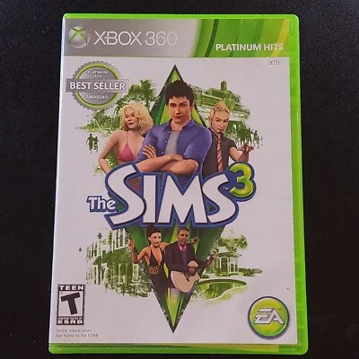 The Sims 3 Platinum Hits Xbox 360 CIB, Tested & Working, No Manual - Image 1 of 4