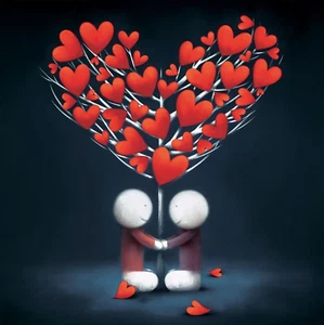 Falling in Love by Doug Hyde Signed Limited Aluminum Edition Print (Framed) - Picture 1 of 2