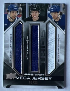 Auston MATTHEWS Mitch MARNER William Nylander 2022-23 Premier /25 Trios Mega SP - Bild 1 von 3