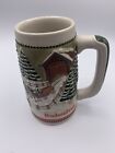 Budweiser 1984 Clydesdales Holiday Beer Stein Mug 6&quot; for sale