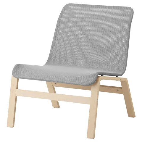 IKEA NOLMYRA Chair, Bench Birch Veneer/Gray New York City Pick UP Upper Westside Cover