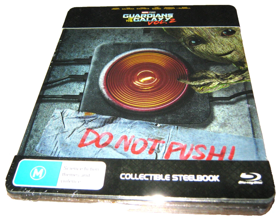 Guardians of the Galaxy 2 (Blu-ray Disc, 2017, Steelbook Edition)