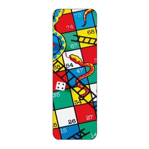 SNAKES & LADDERS GAME LOVELY NOVELTY BOOKMARK SAME IMAGE BOTH SIDES GREAT GIFT - Picture 1 of 1