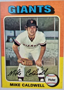 Mike Caldwell, 1975 Topps Mini, San Francisco Giants, Pitcher, Card # 347 - Picture 1 of 2