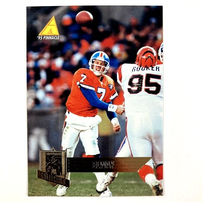 John Elway 1995 Pinnacle Club Collection Card #64 NFL Denver Broncos - Image 1 of 2
