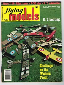 FLYING MODELS Magazine November 1979 Thorp T-18: R/C 1/4 Scale - Picture 1 of 3