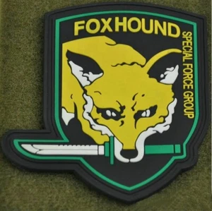 METAL GEAR SOLID MGS FoxHound PVC Hoop&Loop Patch 5" - Bild 1 von 3