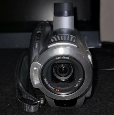 Sony DCR-DVD408 Camcorder Handheld Palm Video Recorder 4MP No Battery Tested - Image 1 of 4