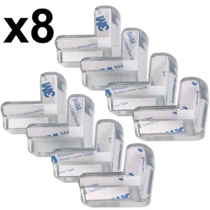 8x Safety Corner Protectors Cushion For Baby Kids Edge Safety Table Guard Bumper - Picture 1 of 2