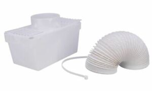 White Knight Universal Tumble Dryer Indoor Condenser Vent Kit Box With Hose