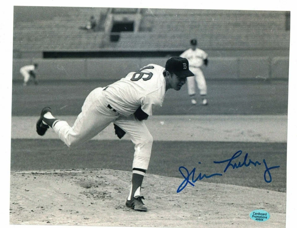 Foto firmada por Jim Lonborg de los Medias Rojas de Boston 8x10 con nuestro certificado de autenticidad  Foto 1 de 1