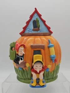 Department 56 Cookie Jar Peter Peter Pumpkin Storybook Kellogg's Vernon Grant - Picture 1 of 10